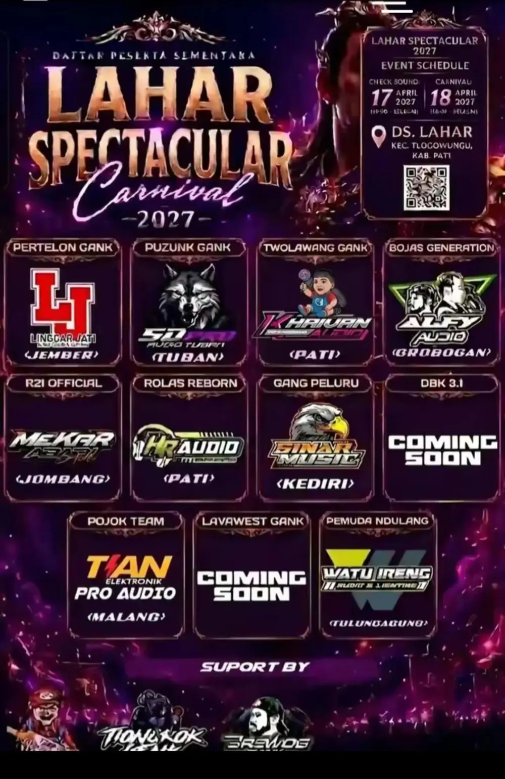 Lahar Spectacular 2027